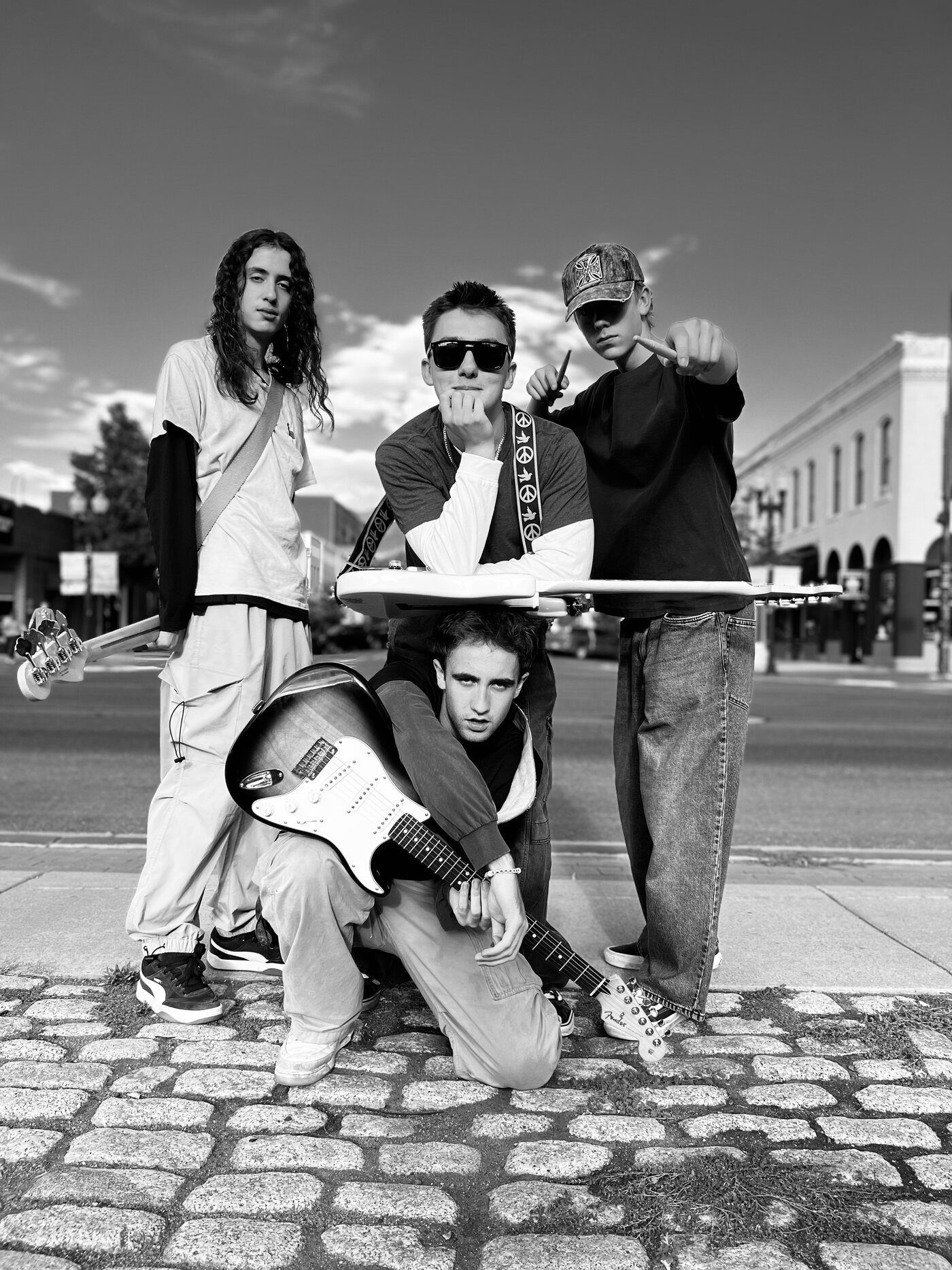 Soul Tribute — Rocky, Jace, Bode, and Zayah on Ogden street